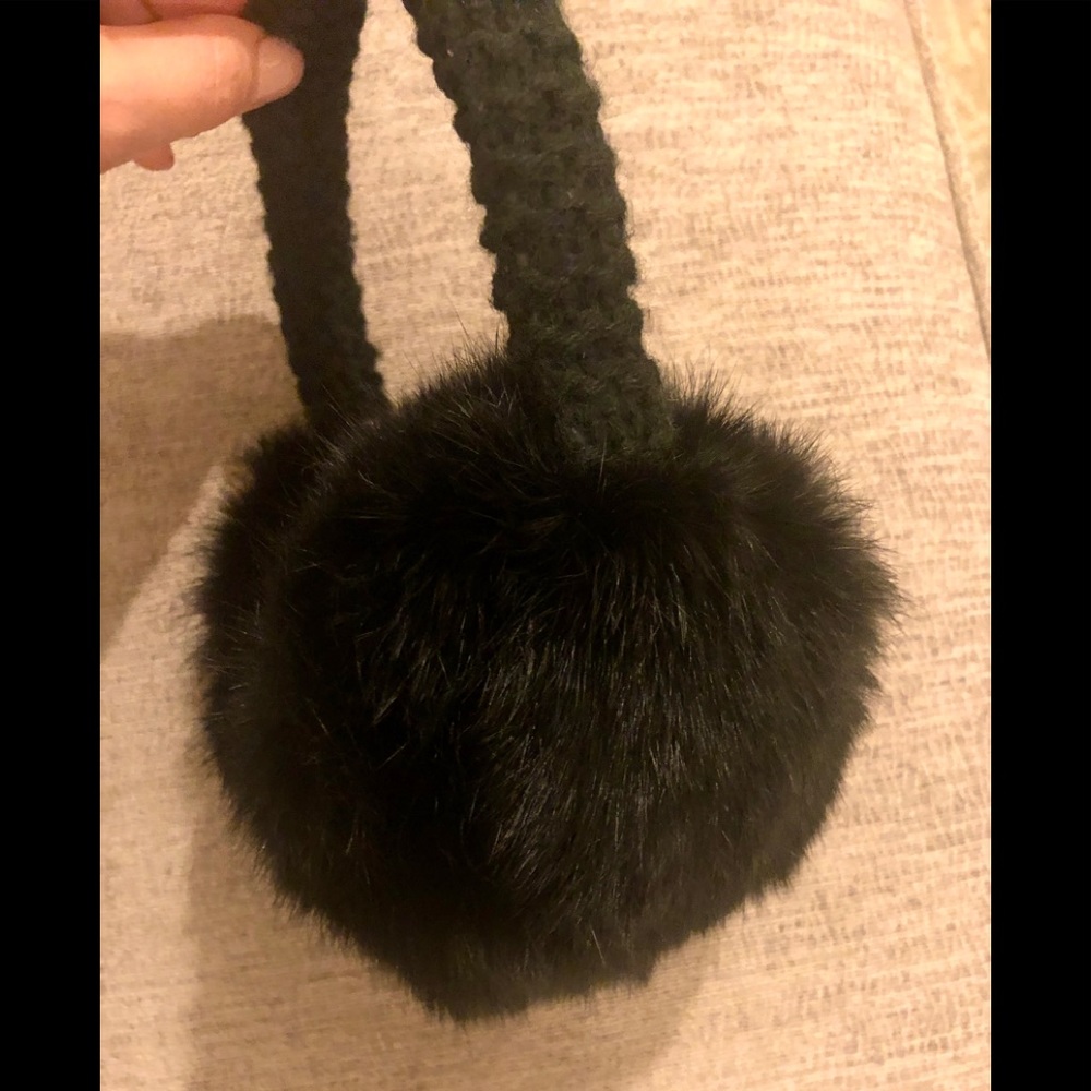 HATATTACK REAL RABBIT FUR EARMUFFS